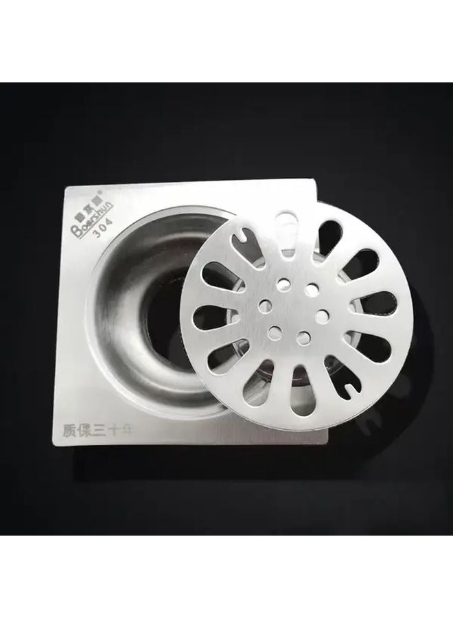 Type B 2 Piece Stainless Steel Bathroom Drain Set With Hair Catcher For Kitchen Laundry - Image 4